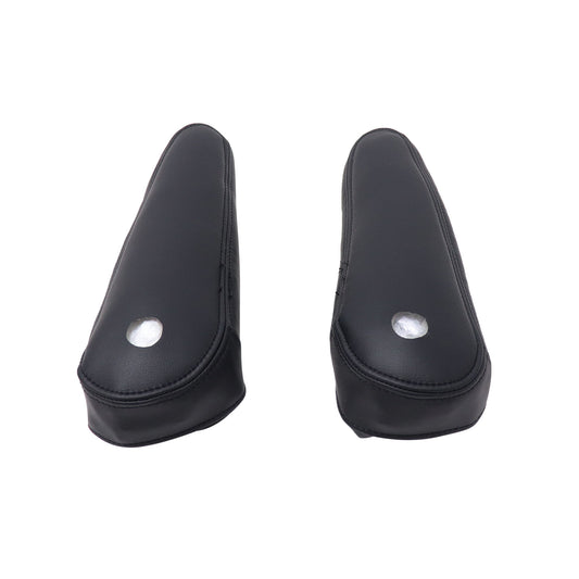 2nd Row Both Side Seat Armrest Cover Black For 2007-2014 Cadillac Escalade ESV