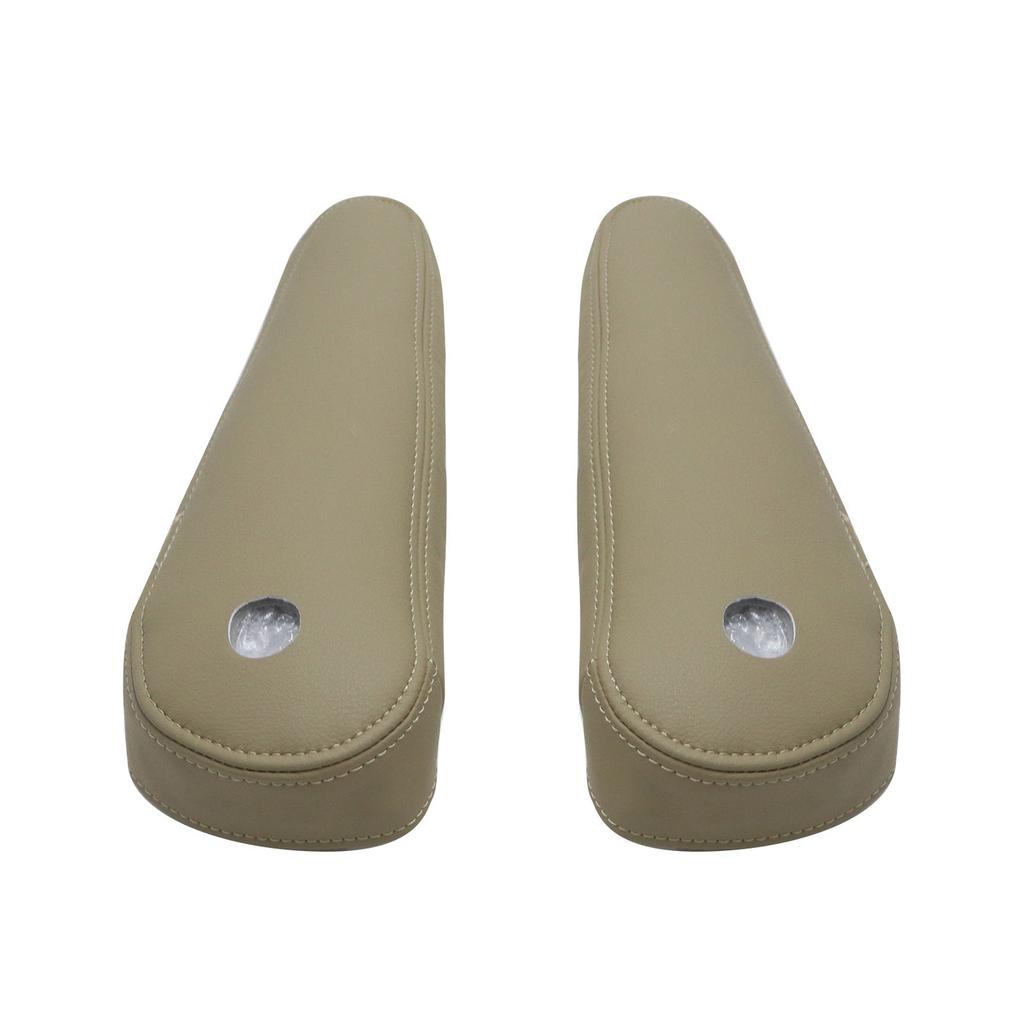 2nd Row Both Side Seat Armrest Cover Tan For 2009-2014 Cadillac Escalade ESV