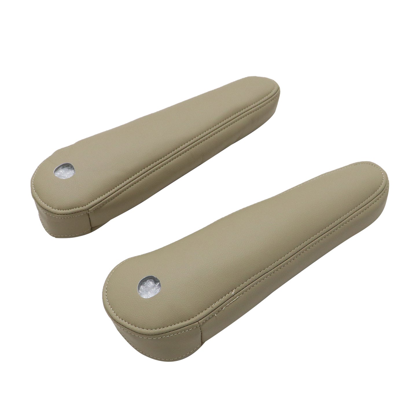 2nd Row Both Side Seat Armrest Cover Tan For 2009-2014 Cadillac Escalade ESV