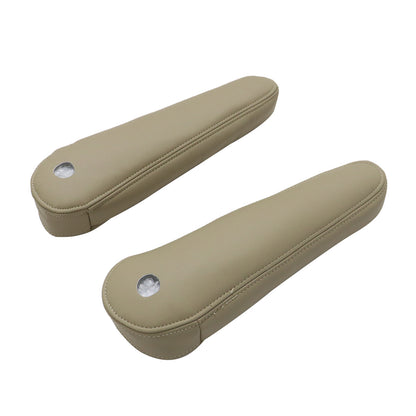 2nd Row Both Side Seat Armrest Cover Tan For 2009-2014 Cadillac Escalade ESV