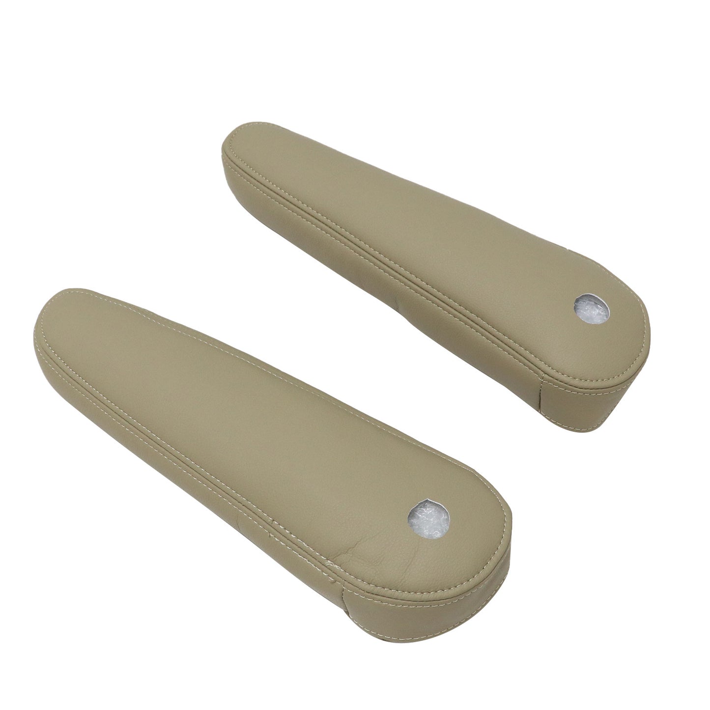 2nd Row Both Side Seat Armrest Cover Tan For 2009-2014 Cadillac Escalade ESV