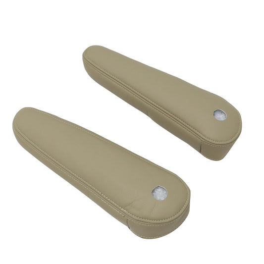 2nd Row Both Side Seat Armrest Cover Tan For 2009-2014 Cadillac Escalade ESV