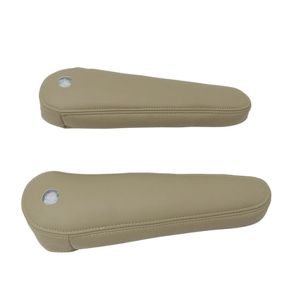 2nd Row Both Side Seat Armrest Cover Tan For 2009-2014 Cadillac Escalade ESV