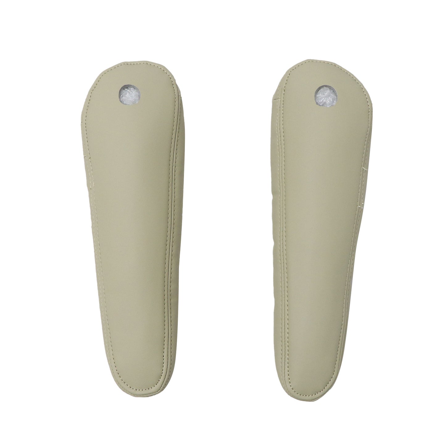 2PCS 2007-2014 Fits Cadillac Escalade Rear row Leather Seat Armrest Cover Tan
