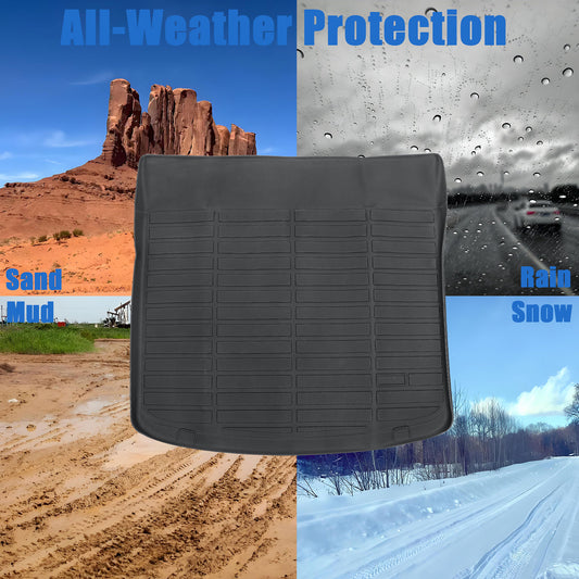 Fits 2019-2023 Lincoln Nautilus 4-Doors TPE Cargo Trunk Liner Waterproof Black