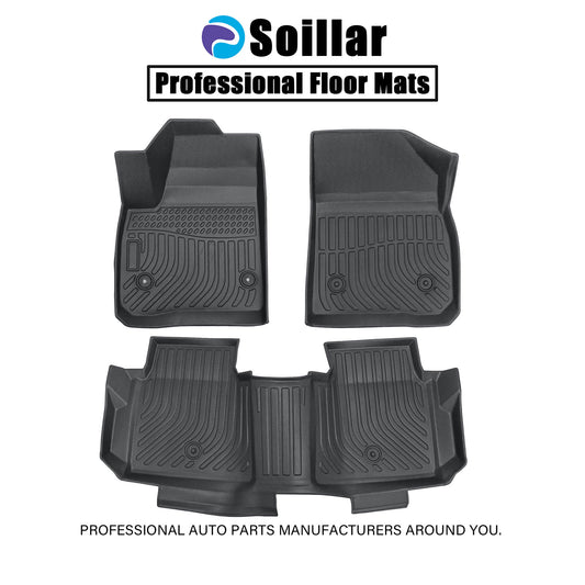 TPE Floor Mats Liner For 2017-2025 Cadillac XT5 4-Door Front-Rear All Weather