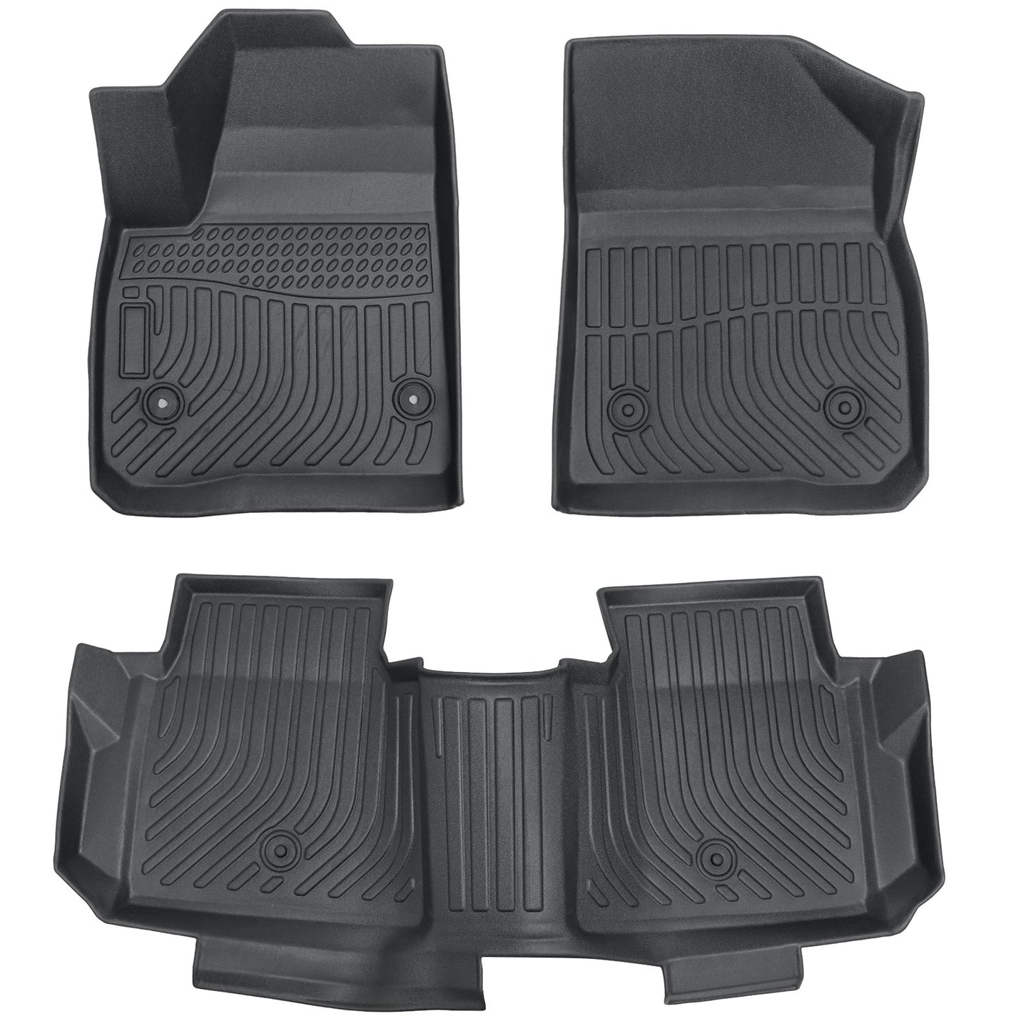 TPE Floor Mats Liner For 2017-2025 Cadillac XT5 4-Door Front-Rear All Weather