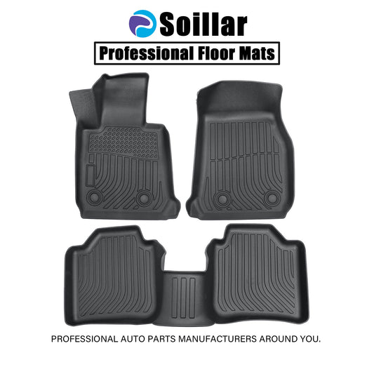 Floor Mats Liners For 2012-2018 BMW 3 Series F30 AWD Front-Rear All Weather TPE