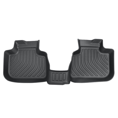 For 2016-2022 BMW X1 F48/ 2018-2022 X2 F39 TPE 1st+2nd Floor Mats Liners Black