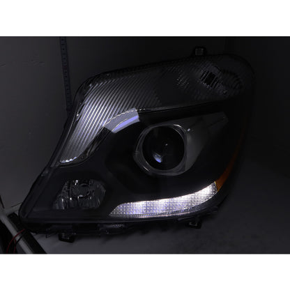 Left Side Xenon HID Headlight Assembly For Mercedes Sprinter 2500 3500 2014-2018