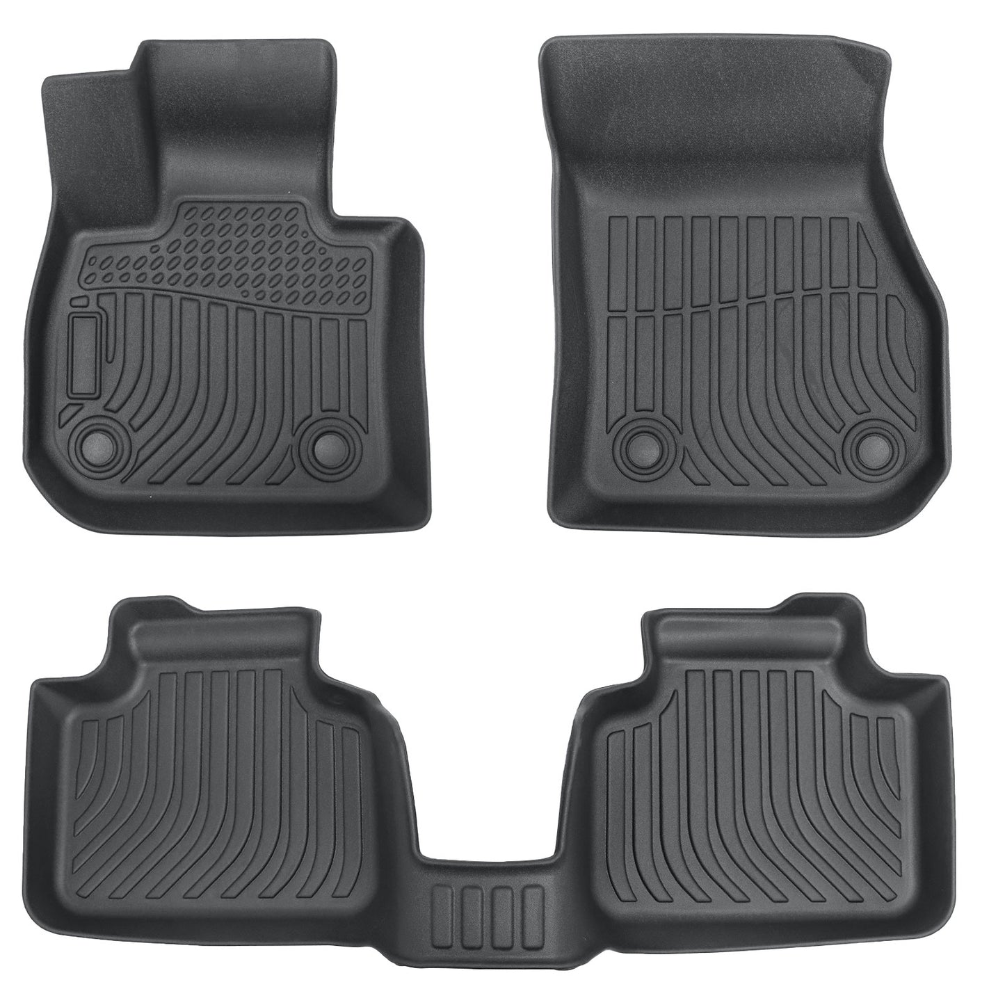 For 2023 BMW X1 U11 Sport TPE Front & 2nd Row Floor Mats Liner Set All Weather