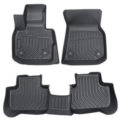 2-Row TPE Floor Mats Liner For 2018-2024 BMW X3 G01/2019-2024 X4 G02 All Weather