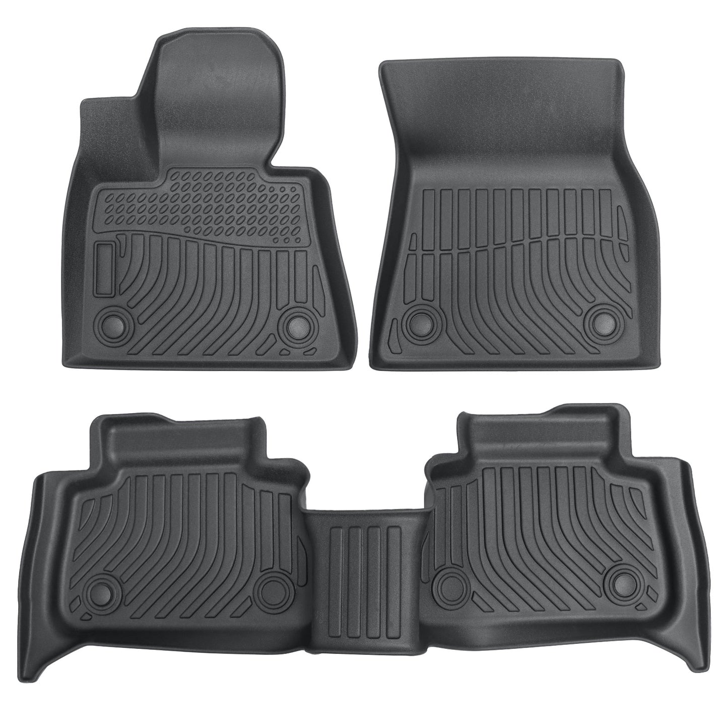 Floor Mats Liner 3D For 2020-2026 BMW X6 4-Door Front & Rear All Weather TPE