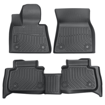 Floor Mats Liner 3D For 2020-2026 BMW X6 4-Door Front & Rear All Weather TPE