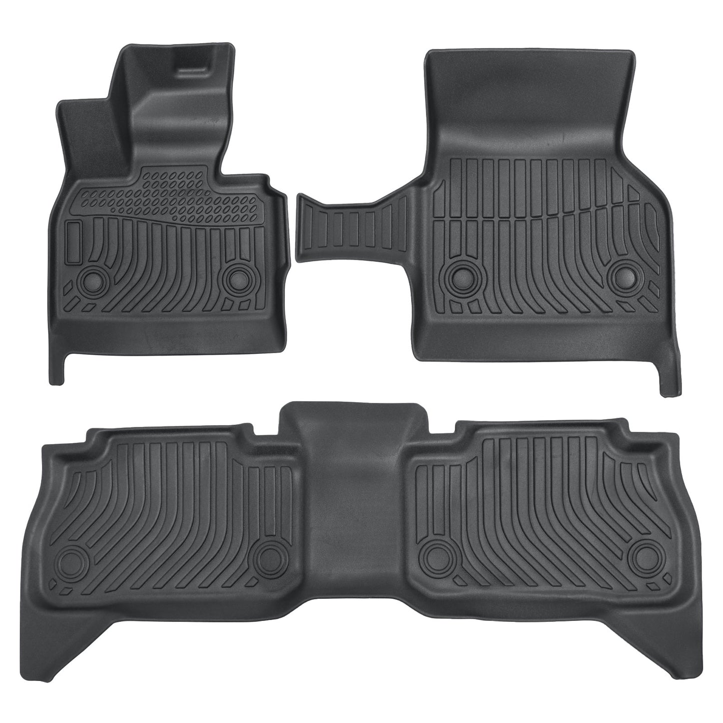 Fits 2022 2023 2024 2025 BMW IX TPE Floor Mats Liner Front & 2nd Rows Full Set