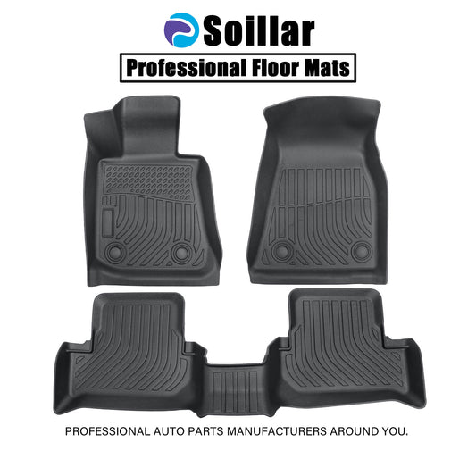 TPE Floor Mats Liners For 2022-2025 BMW i4 Hatchback 5Seats All-Weather Full Set