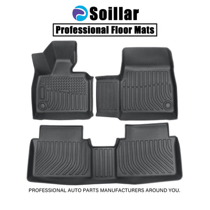 Floor Mats Liner For 2014-2021 BMW i3 4-Door Front & 2nd Row All Weather TPE 3X