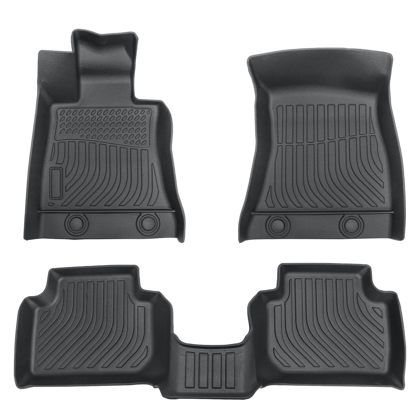 Floor Mats Liners Fits 2017-2024 Alfa Romeo Giulia Sedan RWD 3D All Weather TPE