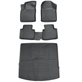 3D TPE Floor Mats+Cargo Trunk Liner For 2020 2021 Volkswagen Atlas Cross Sport