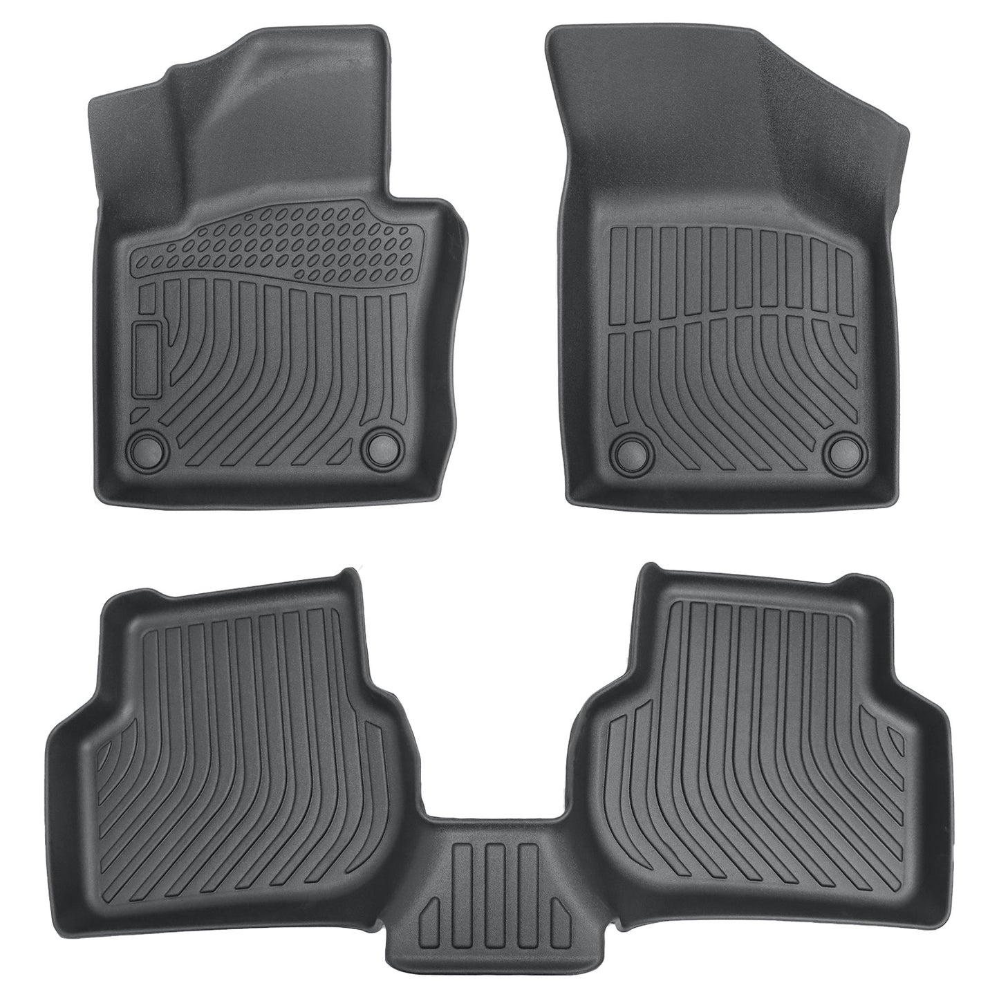 Floor Mats Liner For 2011-2018 Volkswagen Jetta 4Door Front-Rear All Weather TPE