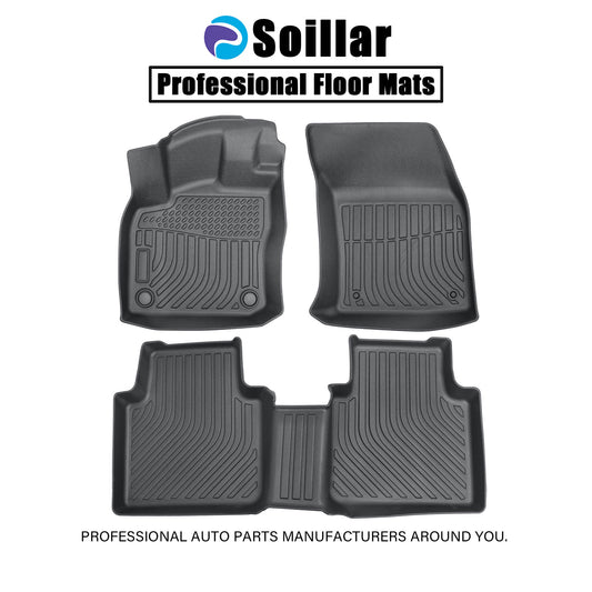 Floor Mats Liner For 2018-2024 Volkswagen Tiguan 5/7 Seats 4-Door Front-Rear TPE