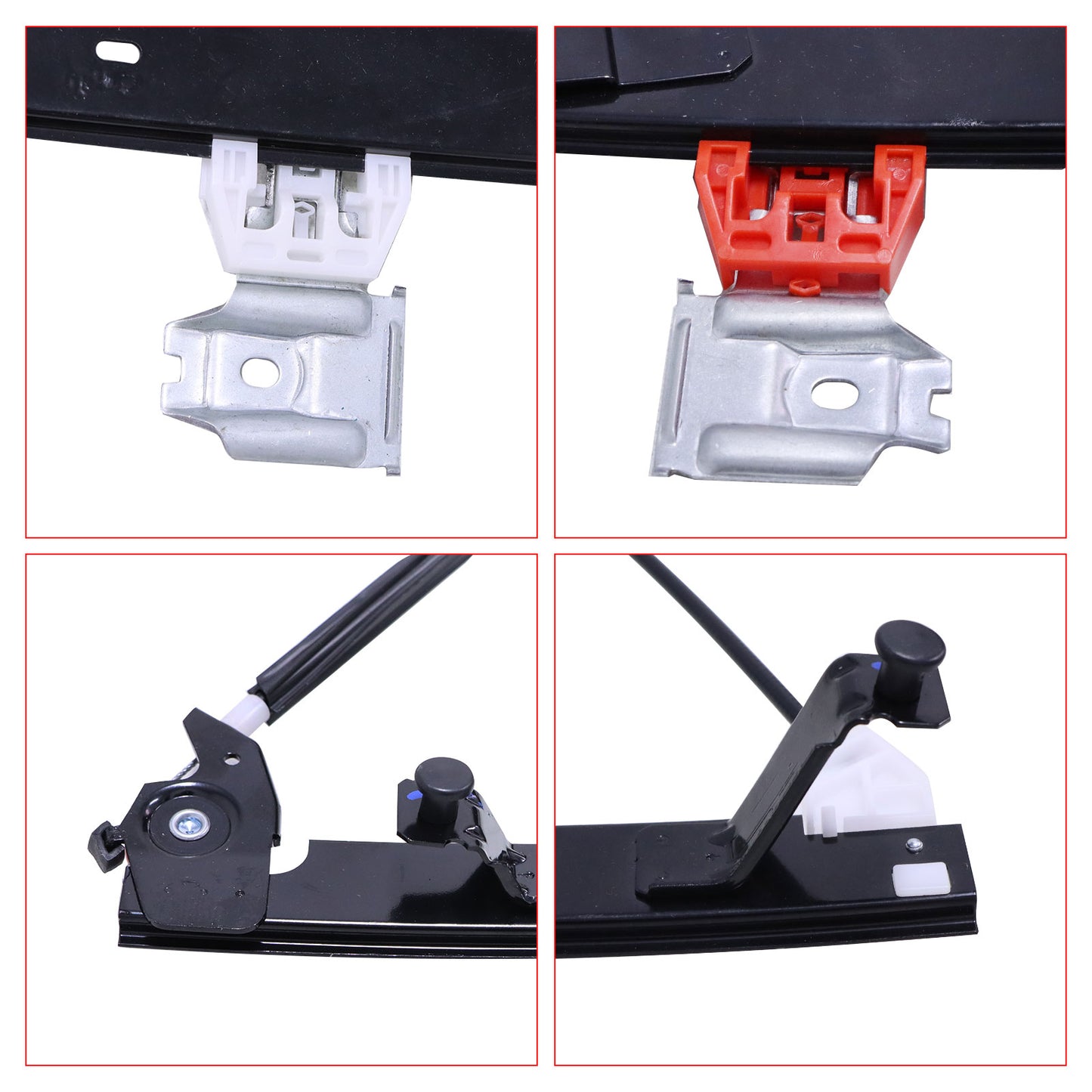 Right Rear Door Window Regulator W/O Motor Fits 03-13 Maserati Quattroporte M139