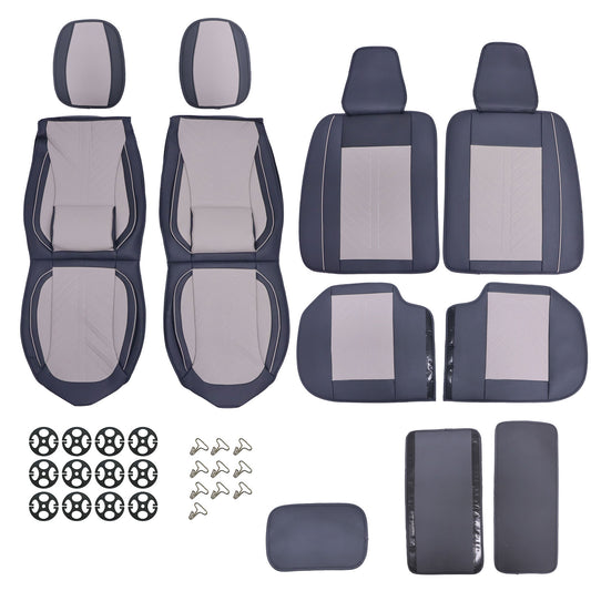 PU Leather Full Surround Set Car 5-Seat Cover Protector For HONDA CR-V 07-16