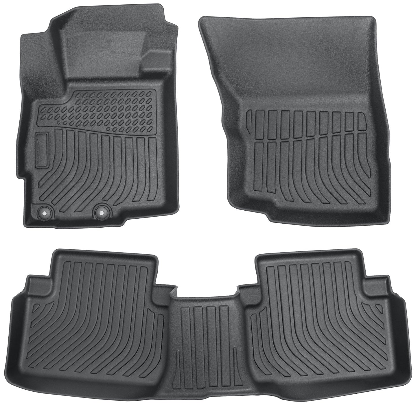 For 2021 2022 2023 2024 Mitsubishi Eclipse Cross TPE Floor Mats Liners Set Black