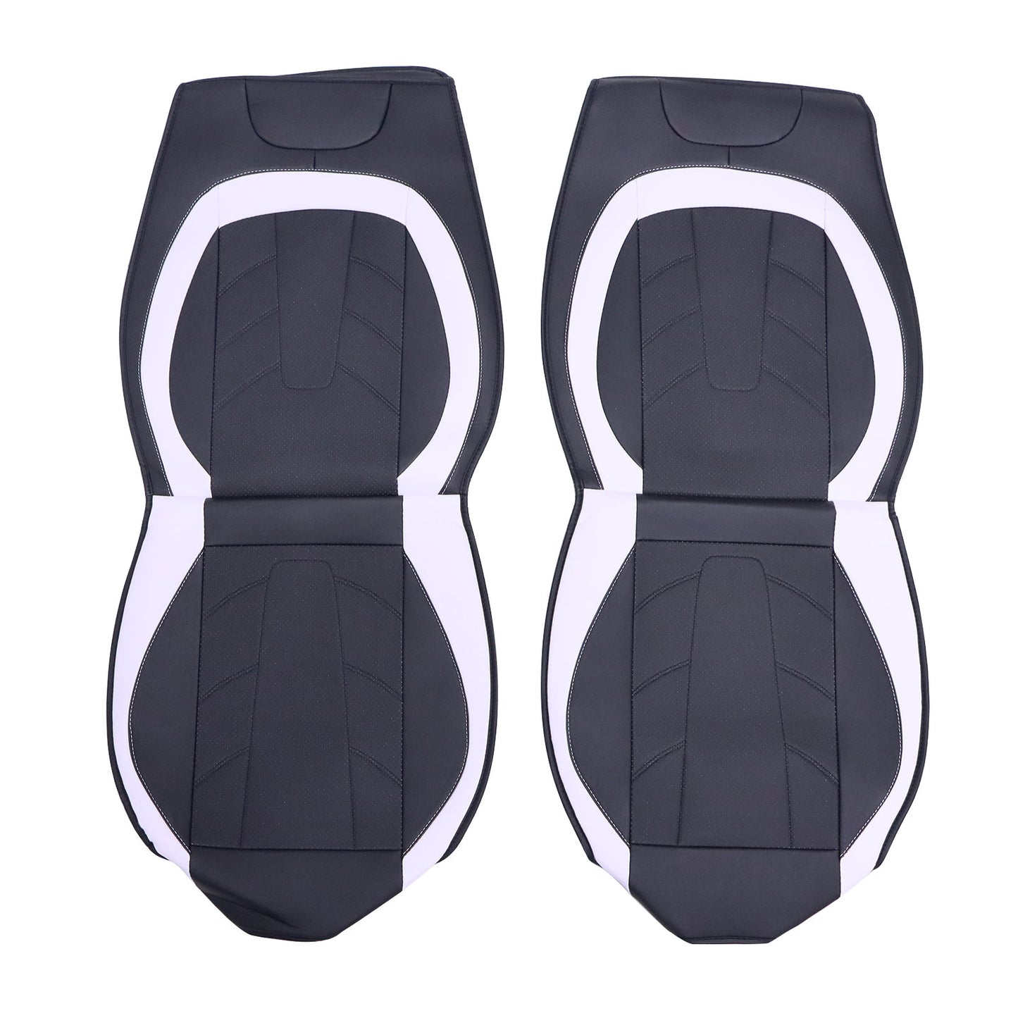 PU Leather 5 Seat Covers Full Set Front & Rear Cushion For Toyota Deluxe Car