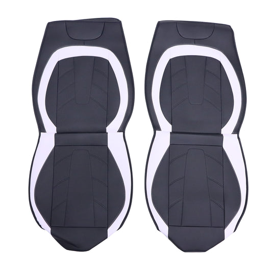 PU Leather 5 Seat Covers Full Set Front & Rear Cushion For Toyota Deluxe Car