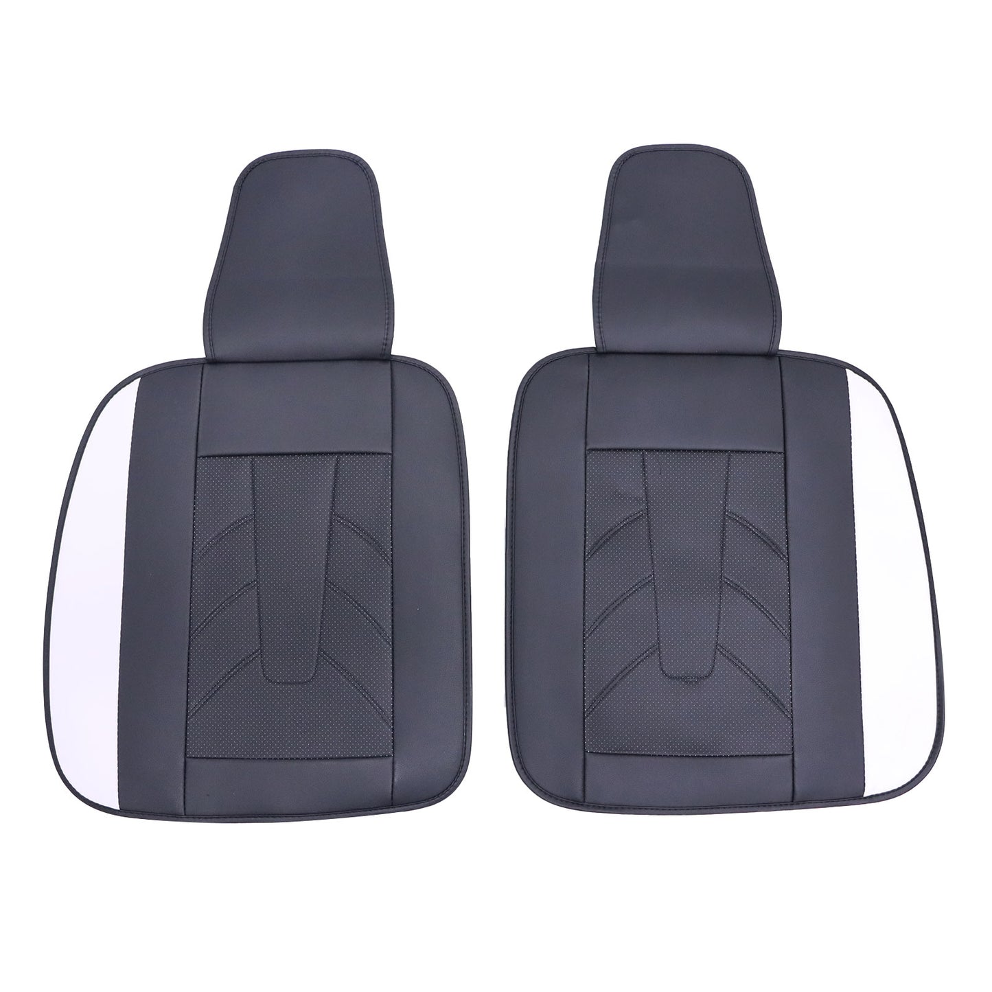 PU Leather 5 Seat Covers Full Set Front & Rear Cushion For Toyota Deluxe Car