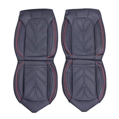 Faux Leather Car Seat Cover 5 Seat Front Rear Cushion For Ford Explorer Fiesta