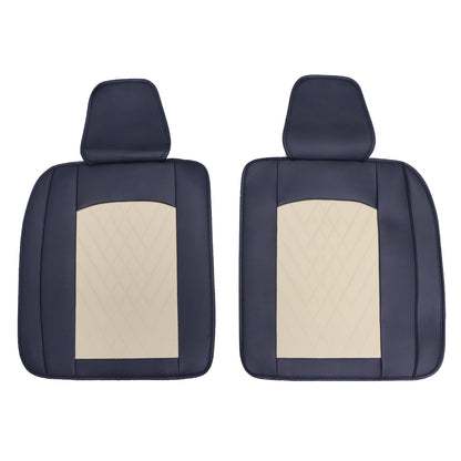 For 2009-2023 Dodge Ram Car Seat Cover Protector Full Set 5-Seat Black&Beige