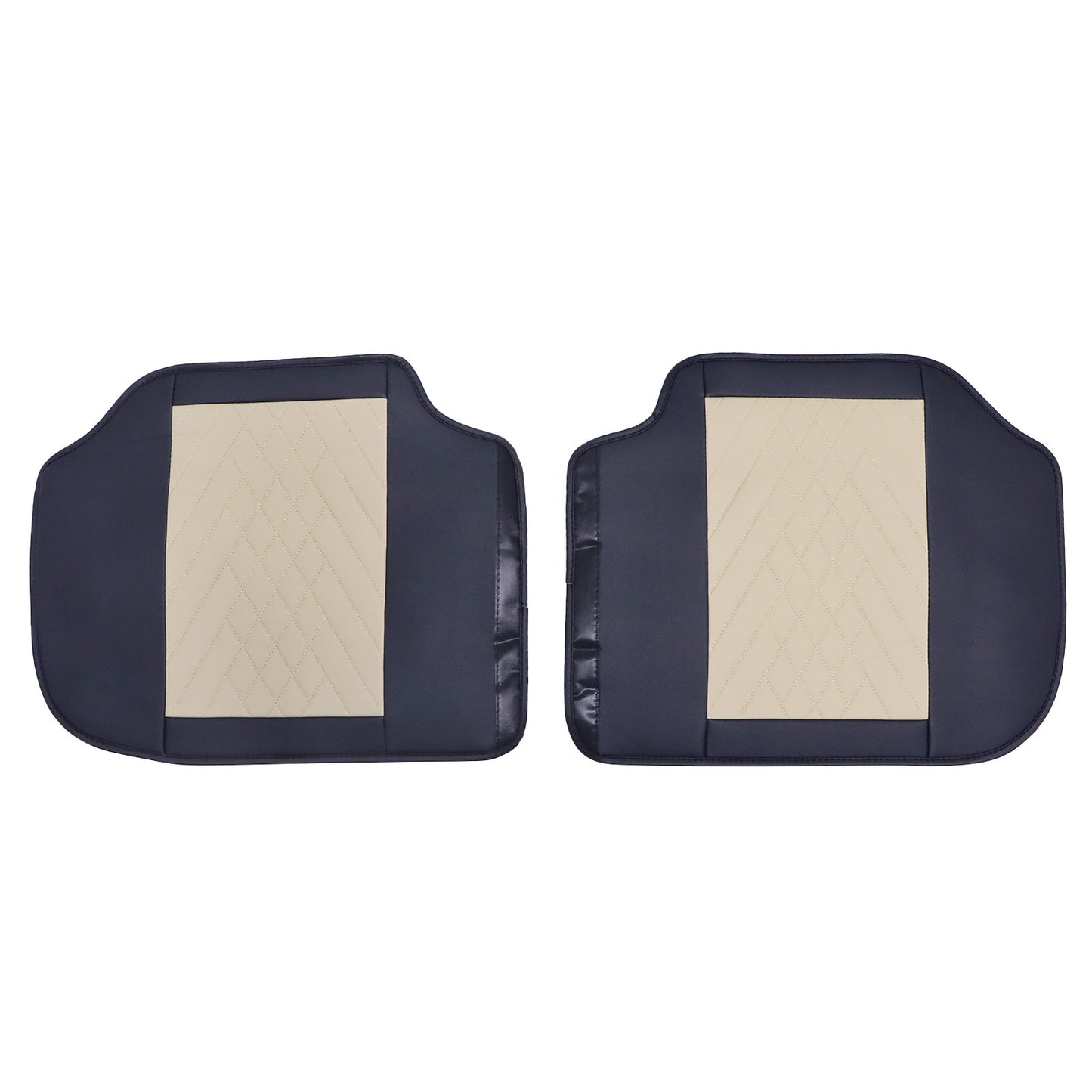For 2009-2023 Dodge Ram Car Seat Cover Protector Full Set 5-Seat Black&Beige