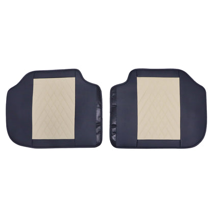 For 2009-2023 Dodge Ram Car Seat Cover Protector Full Set 5-Seat Black&Beige