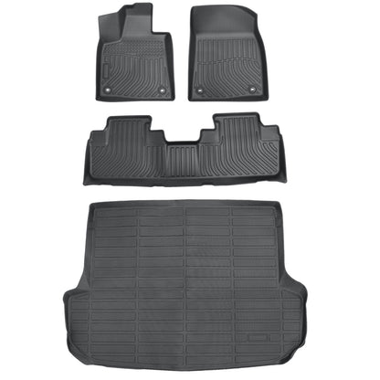 For 2016-2022 Lexus RX350 RX450h TPE Floor Mats+Trunk Cargo liner Full Set Black