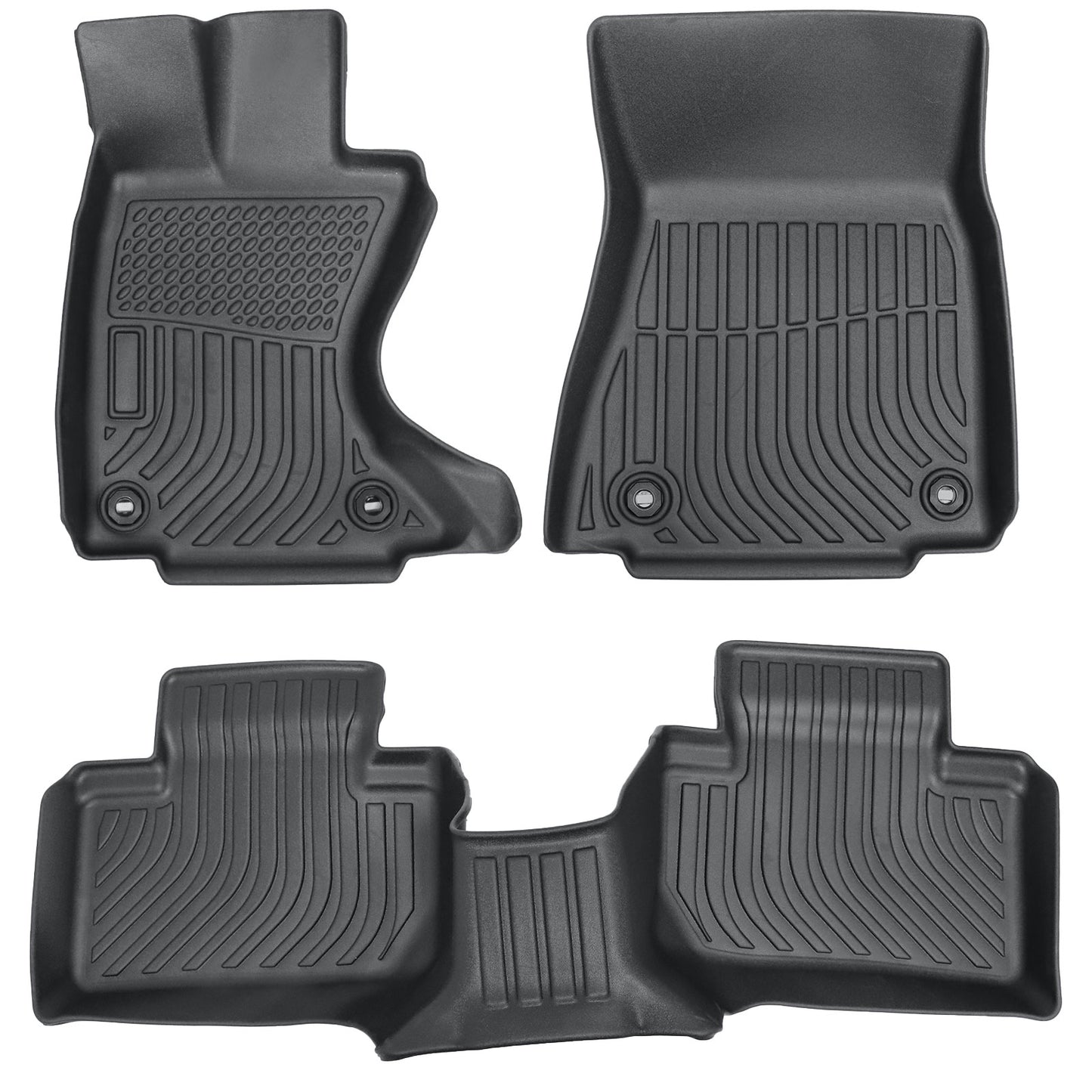 Floor Mats Liners Fits 2014-2022 Lexus IS350 IS250 IS300 AWD 3D All Weather TPE