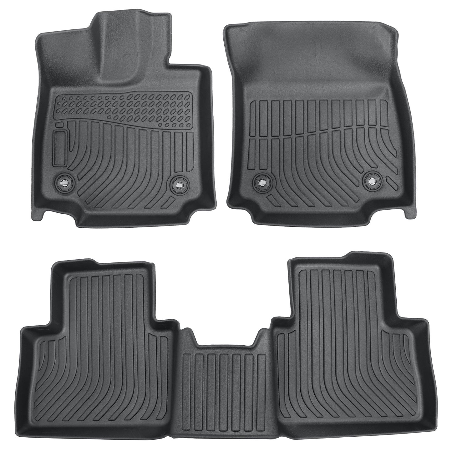 TPE Floor Mats Liner 3D Model For 2022 2023 2024 2025 Lexus NX350h NX450h+ Black