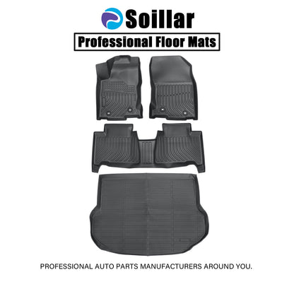 TPE Floor Mats+Trunk Cargo Liner For 2015-2021 Lexus NX200t NX300 NX300h Weather