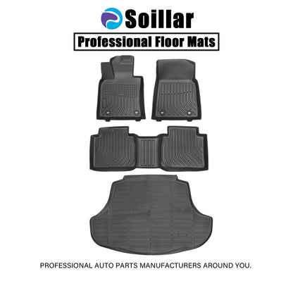 TPE Floor Mats Liner & Rear Cargo Trunk Liner For 2019-2024 Lexus ES350 / ES300h