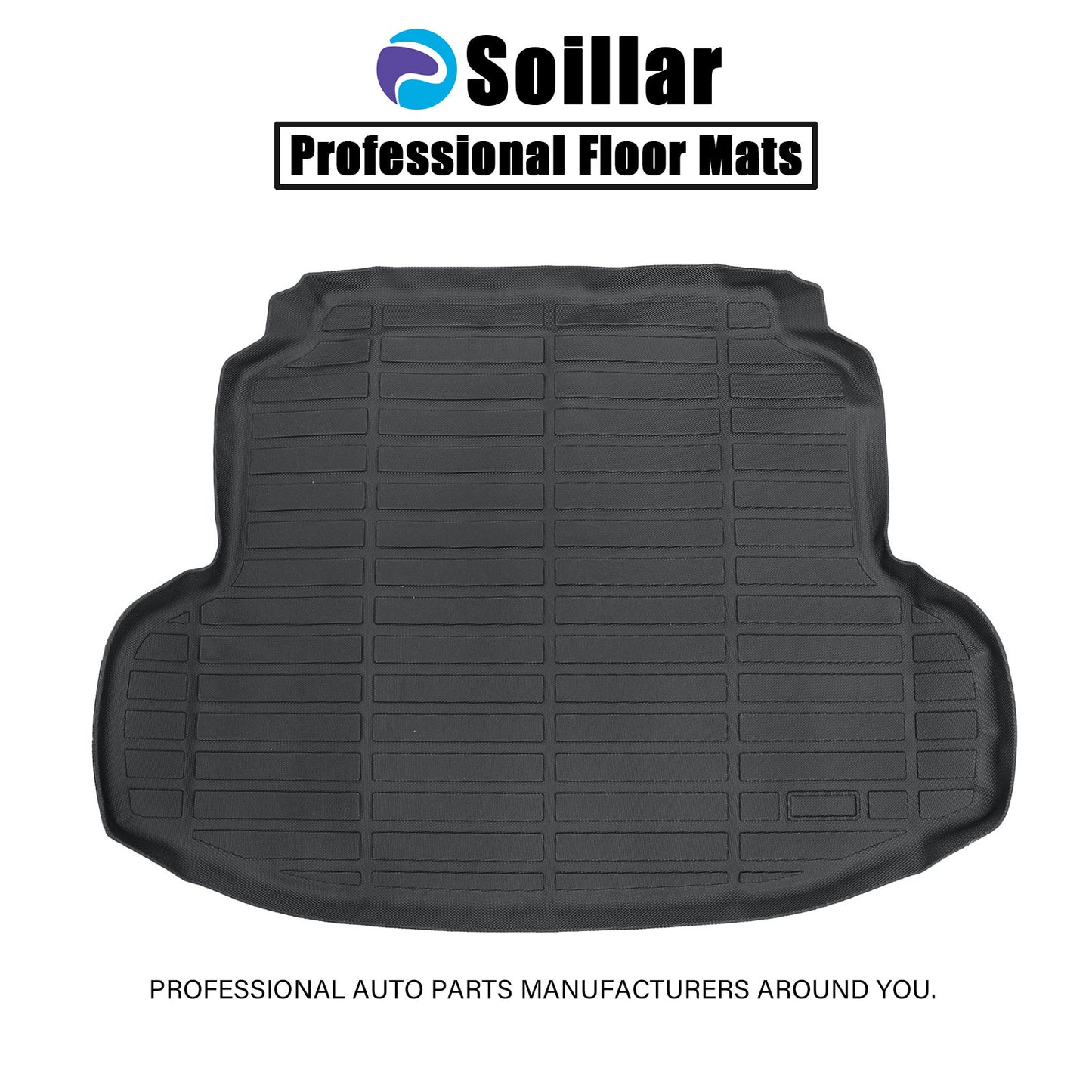 TPE Rear Cargo Trunk Liner Floor Mat For 2016-2021 Honda Civic Sedan Waterproof