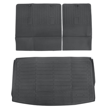 Trunk Cargo Liners For 2018-2024 Lincoln Navigator Ford Expedition Max TPE Black
