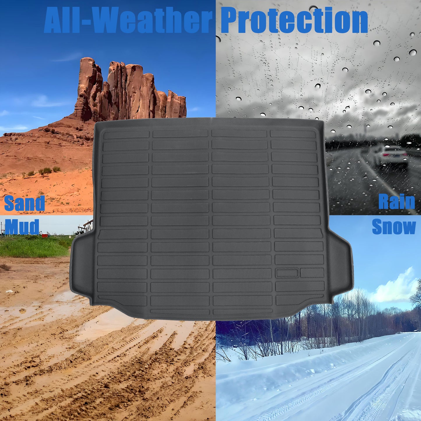TPE Cargo Trunk Liner Floor Mat For 2018-2025 BMW G01/F97 X3 Incl M Waterproof