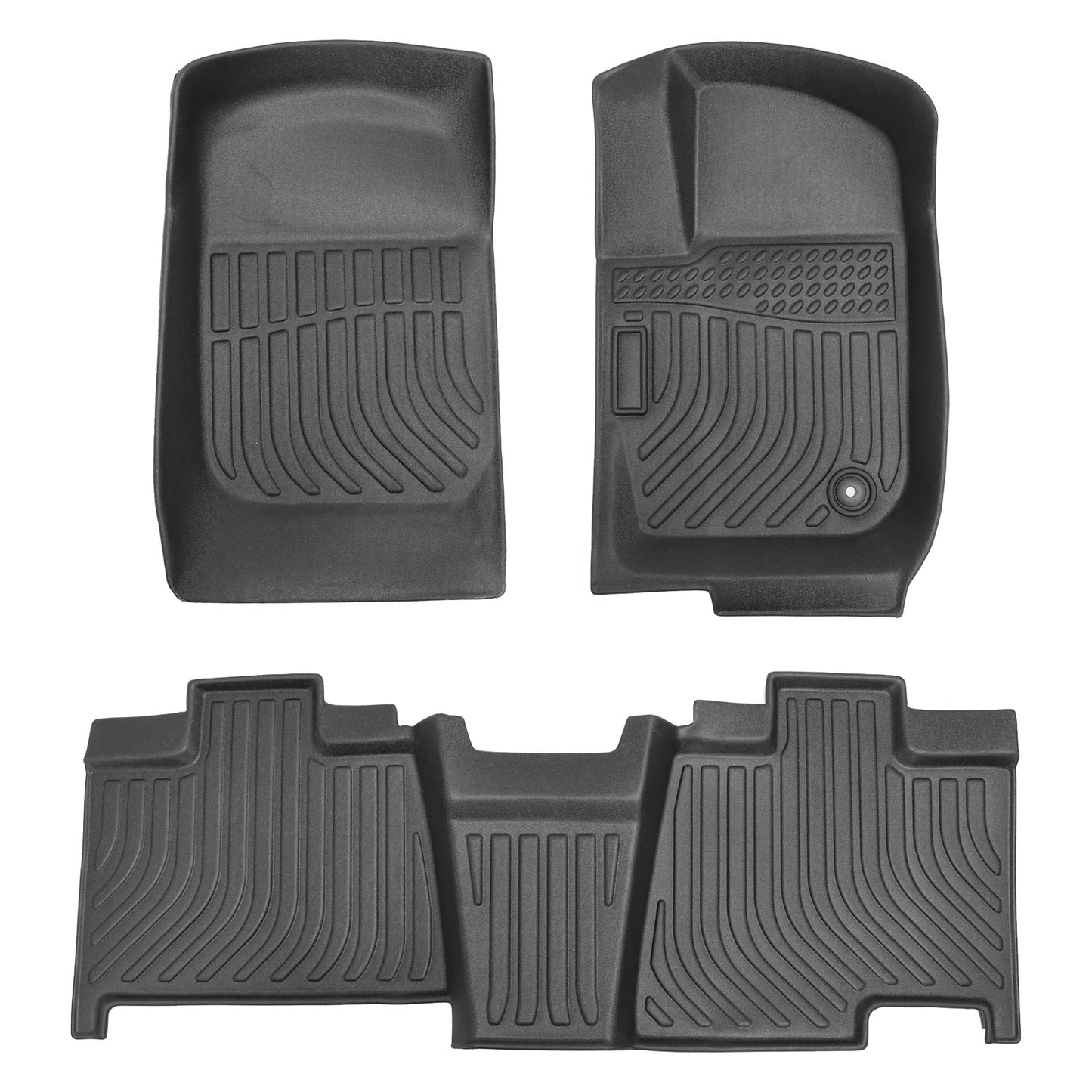 3D TPE Front+2nd Row Floor Mats Liner Set For 2006 2007 Ford Explorer Anti-Slip
