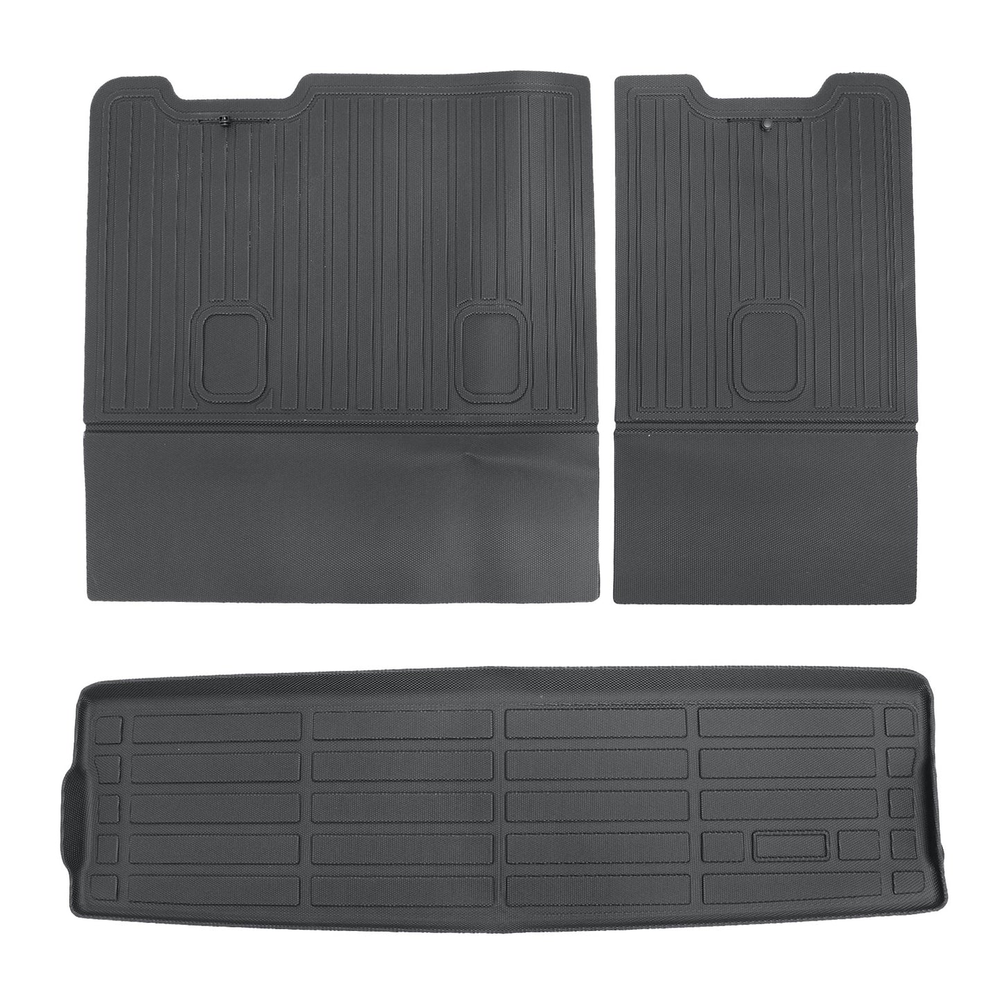 Backrest Mats & Trunk Cargo Liners For 2015-2020 Chevy Tahoe/GMC Yukon TPE 3Pcs