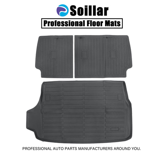 Backrest Mats & Trunk Cargo Liners 3D For 2025 Toyota 4Runner 4-Door TPE New