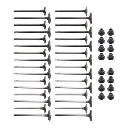 Fits 11-16 Ford F150 mustang GT 5.0L Intake Exhaust Valves + Valve Seals New