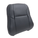 Fits 2013-2018 Toyota RAV4 Driver Top Leather Seat Cover Black W/ White Stitch