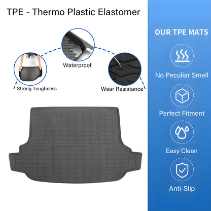 TPE Rear Cargo Trunk Liner 3D Floor Mat For 2009-2013 Subaru Forester Waterproof