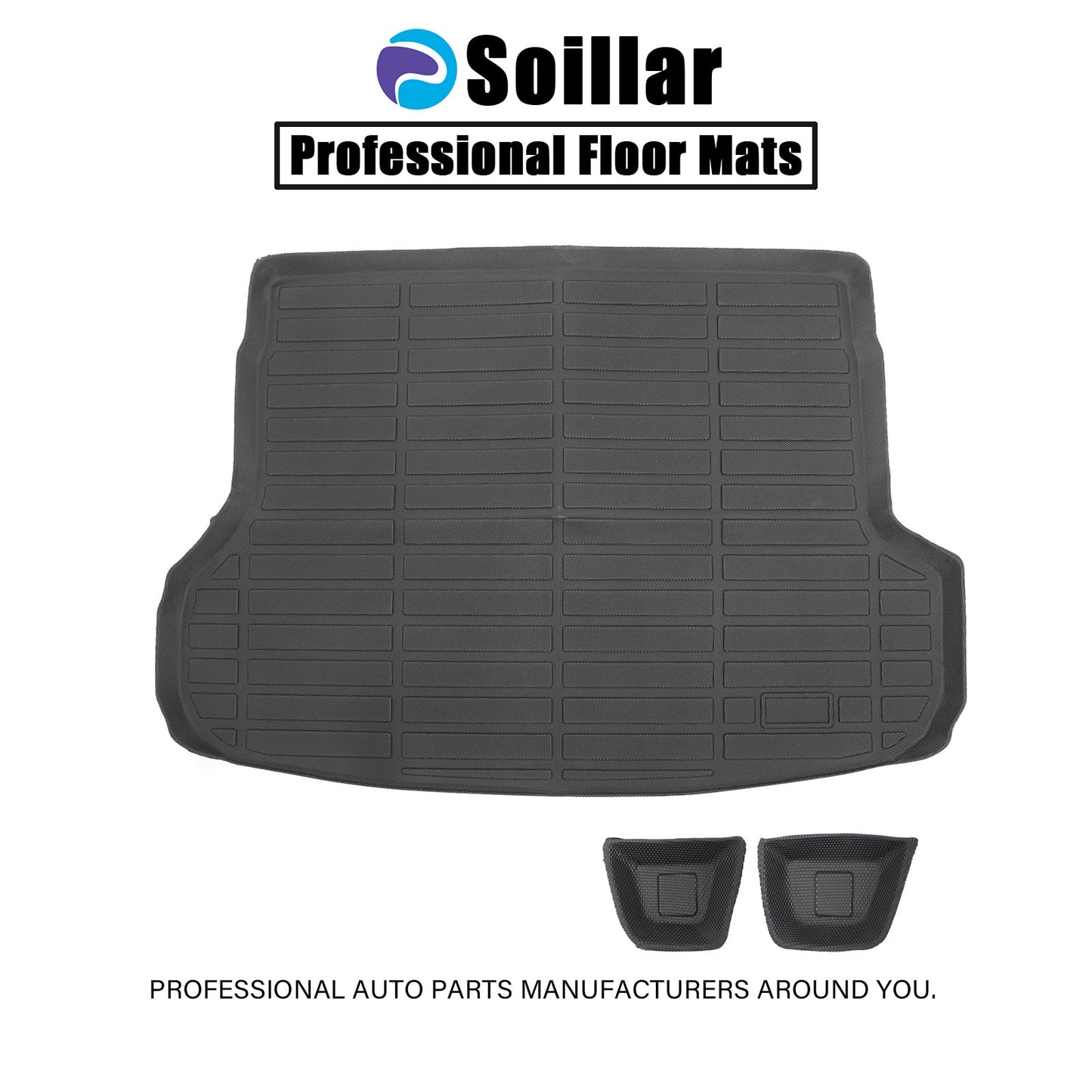 TPE Rear Cargo Trunk Liner 3D Floor Mat For 2019-2024 Subaru Forester Waterproof